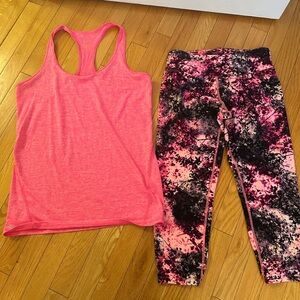 Calvin Klein Performance workout pants and Racerback tank! EXCELLENT CONDITION!